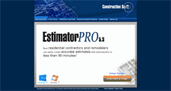 Desktop Screenshot of estimatorpro.com